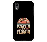Boatin Floatin Funny Saying Vintage Retro Case for iPhone XR