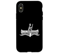 Boating and Watersports Adventure Word Cloud Canoe Person Case for iPhone X/XS
