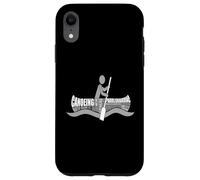 Boating and Watersports Adventure Word Cloud Canoe Person Case for iPhone XR