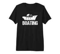 Boating Enthusiast Boat Graphic Nautical Theme Premium T-Shirt