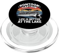 Boating Enthusiast Life Is Better At The Lake PopSockets PopGrip for MagSafe