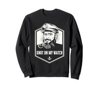 Boating Sailing Captain Funny Knot On My Watch Nautical Sweatshirt
