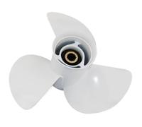 Boatman 13 1/4x17-K Serie Outboard Propeller Compatible with Yamaha Engine 60HP 70HP 75HP 80HP 85HP 90HP 115HP 130HP,15 Tooth,RH,White Aluminum Outboard Prop,OEM ON.6E5-45945-01-EL