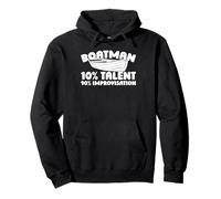 Boatman Ferry Navigation - Waterway Boatman Pullover Hoodie