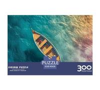 Boats On The River for Adults Fun 300 Pieces Jigsaw Puzzles Toy Intellectual Game Stress Relief Toy Decoration Education Game Relaxation and Intelligence 300pcs (40x28cm)