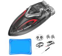 Boats Remote Control - Interactive Submarine Toy - 2.4 GHz Mini Stunt Submarine Model with Light for Lake Swimming Pool Sink Bathtub Entertainment Supplies