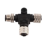 Boats Tee Connector For NMEA 2000 Simrad Navico Networks M12 Thread 5 Pin IP67 Waterproof Marine Accessories