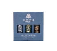 Boatyard Distillery Miniature Gift Pack | 3 X 5cl | 46 percent | Includes Boatyard Double Gin, Old Tom, and Vodka | B Corp Certified | Perfect for Gifting