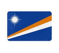 BOAXXL Flag of the Marshall Islands Anti-Slip Floor Mat 16x24in, Soft Comfort Rug with Non-Slip Base for Indoor Outdoor Decor