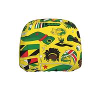 BOAXXL Jamaican Elements Car Headrest Cover One Piece Universal Anti-Fouling Elastic Protective Accessory