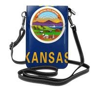 BOAXXL Kansas State Flag Cell Phone Purse Crossbody Safe reliable Fashionable and versatile for Daily Commuting Use