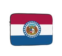 BOAXXL Missouri State Flag Laptop Bag, 10 inch Lightweight and Compact Handbag, Suitable for Travel and Work University