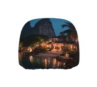 BOAXXL Night Villa Car Headrest Cover One Piece Universal Anti-Fouling Elastic Protective Accessory