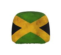 BOAXXL Old Jamaican Flag Car Headrest Cover One Piece Universal Anti-Fouling Elastic Protective Accessory