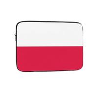 BOAXXL Polish flag Laptop Bag, 10 inch Lightweight and Compact Handbag, Suitable for Travel and Work University