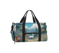 BOAXXL Unicorns in the distance Hand Travel Bag Light Sturdy Multiple Ways To Carry for Camping Outdoor Travel Holiday