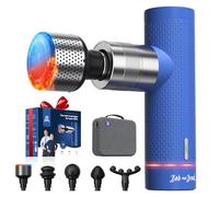 BOB AND BRAD A7 Pro Massage Gun with Heat and Cold Therapy, 11mm Amplitude Mini Massage Gun Deep Tissue Portable, 3200 RPM Professional Quiet Muscle Massager Gun for Pain Relief, Gift for Dad Mom