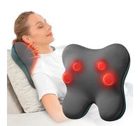 BOB AND BRAD Back Massager with Heat, EZBack Corded Shiatsu Deep Tissue Neck and Shoulder Massage Cushion for Pain Relief, Electric 3D Kneading Pillow, Wellness Gifts for Women and Men