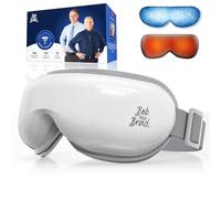 Bob and Brad Eye Massager with Heat and Cooling Gel Mask for Migraine Relief, EyeOasis 3 Heated Massage Eye Mask with Music for Puffy & Dry Eyes, Dark Circles Relaxing Mothers Day Gifts for Women Men