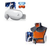 Bob and Brad Eye Massager with Heat/Cooling and Electric Heating Pad for Back Pain Relief