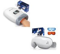 BOB AND BRAD H60 Hand Massager with Heat and Compression EyeOasis 3 Eye Massager with Heat and Cold