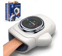 BOB AND BRAD Hand Massager with Heat and Compression, Individual Fingers, Cordless & Portable Hand Massager for Arthritis and Carpal Tunnel, Pain Relief, Relax for Home Office, Gift for Women Men