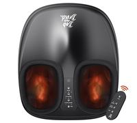Bob and Brad Lite Foot Massager with Heat, Shiatsu Feet Massager for Plantar Fasciitis,Electric Foot Massagers Deep Kneading, Compression,Circulation- Remote Control, Gifts for Men Women