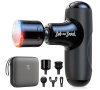 BOB AND BRAD Q2 Pro Mini Massage Gun with Heat and Cold Head Pocket-Sized Deep Tissue Massager Gun Portable Percussion Muscle Massager Gun Ultra