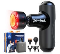Bob and Brad Q2 Ultra Massage Gun with Infrared Heating Head, Pocket-Sized Deep Tissue Massager, Portable Quiet Massage Device with Carry Case for Home Office Workout Muscle Pain Relief