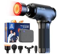 BOB AND BRAD T2 Ultra Deep Tissue Massage Gun, Heat and Red LED Therapy