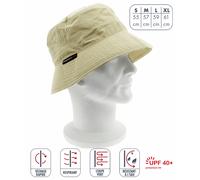 Bob anti-uv Élémenterre Eagle Beige L (59 cm)