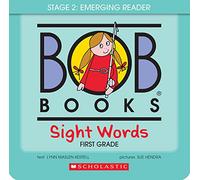 Bob Books - Sight Words First Grade Box Set Phonics, Ages 4 and Up, First Grade, Flashcards (Stage 2: Emerging Reader)