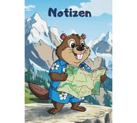 Bob der Biber - Notizbuch: Notizbuch mit 72 illustrierten Seiten