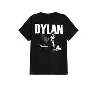 Bob Dylan - At Piano - T-Shirt - black - XL - 100% Cotton XL