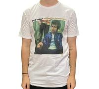 Bob Dylan DYLTS18MW03 T-Shirt, White, Large