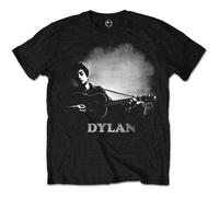 Bob Dylan Guitar Contrast T-Shirt in Black | Size: Medium Bob Dylan Black M
