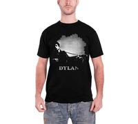 Bob Dylan Guitar Contrast T-Shirt in Black | Size: Small Bob Dylan Black S