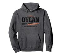 Bob Dylan - Know What I Want Pullover Hoodie, Adult Unisex, Dark Heather Grey, X-Large