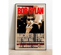 Bob Dylan Manchester 1966 Judas ! Concert Tour Live Promo : A Huge 36"x24" Poster : BRING YOUR WALLS TO LIFE !