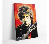 Bob Dylan Pop Art 003 Stretched Canvas Print Wall Art 20x30inch / 51x76cm