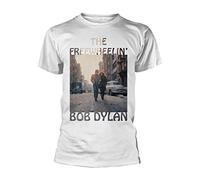 Bob Dylan The Freewheelin' Official Tee T-Shirt Mens Unisex (X-Large) White