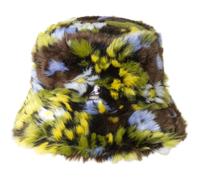 Kangol Faux Fur Bucket, Camo Flower, XL