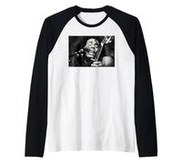 Bob Marley at Berkshire Music Glen by Michael Grecco Raglan Baseball Tee