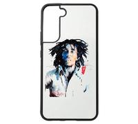 Bob Marley Gifts for Men Phone Case for Samsung Galaxy s21 Plus White Silicone Rubber Protective Phone Case