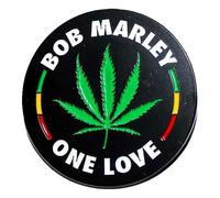 Bob Marley Leaf Logo Pin Badge One Size