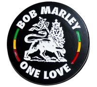 Bob Marley Lion Pin Badge in Black Bob Marley Black One Size