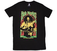 Bob Marley Men's 1978 T-Shirt Dress in Black | Size: Small Bob Marley Black S