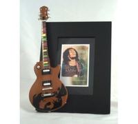 BOB MARLEY Miniature Guitar Photo Frame One Love
