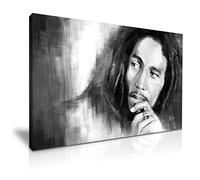 Bob Marley Music Iconic Canvas Wall Art Picture Print Best Gift For Bob Fan Home Office Decoration (M: 61cm X 41cm)