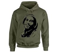 Bob Marley Music Reggae Men's Hoodie Smoke Weed Jamaican Rasta Lion Hoody Christmas